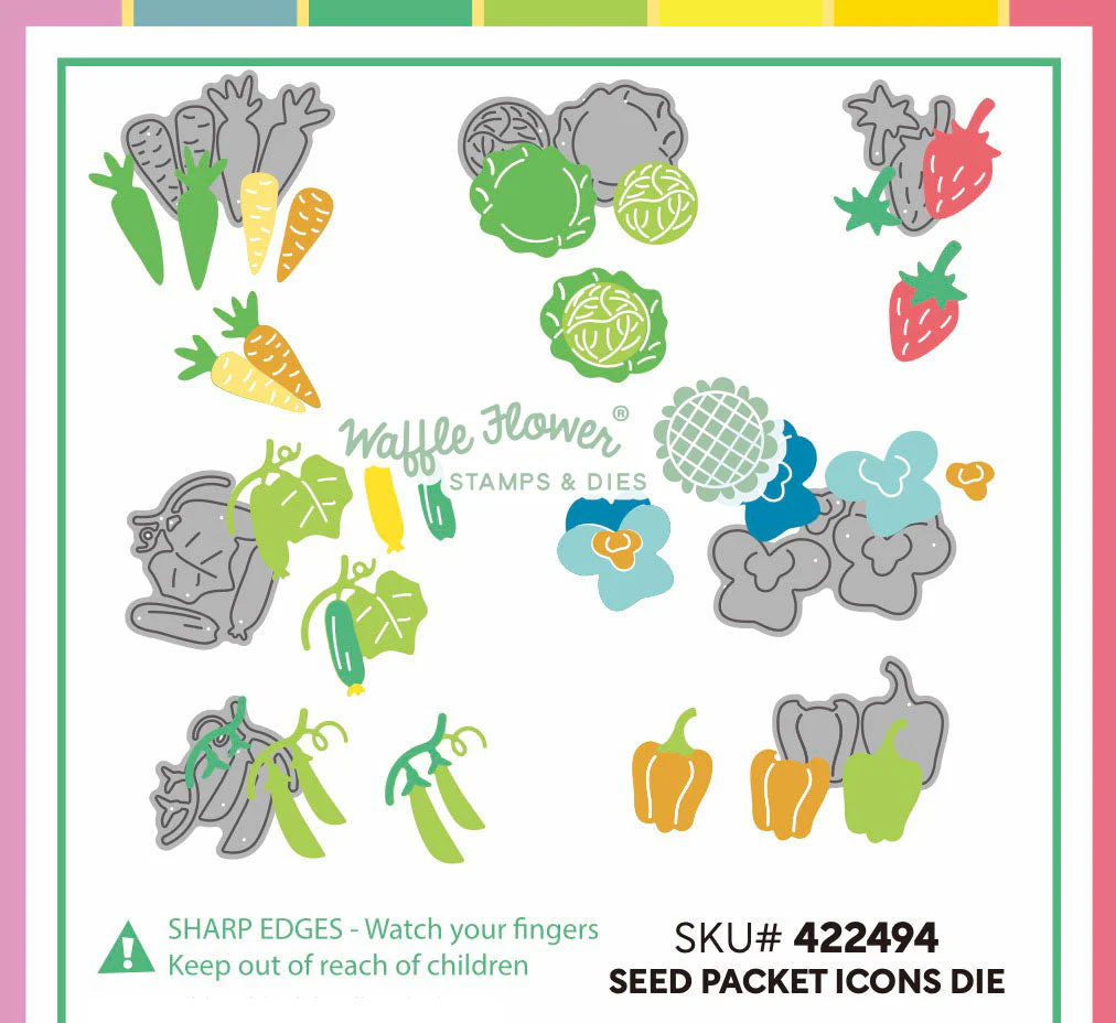 Seed Packet Icons Die 