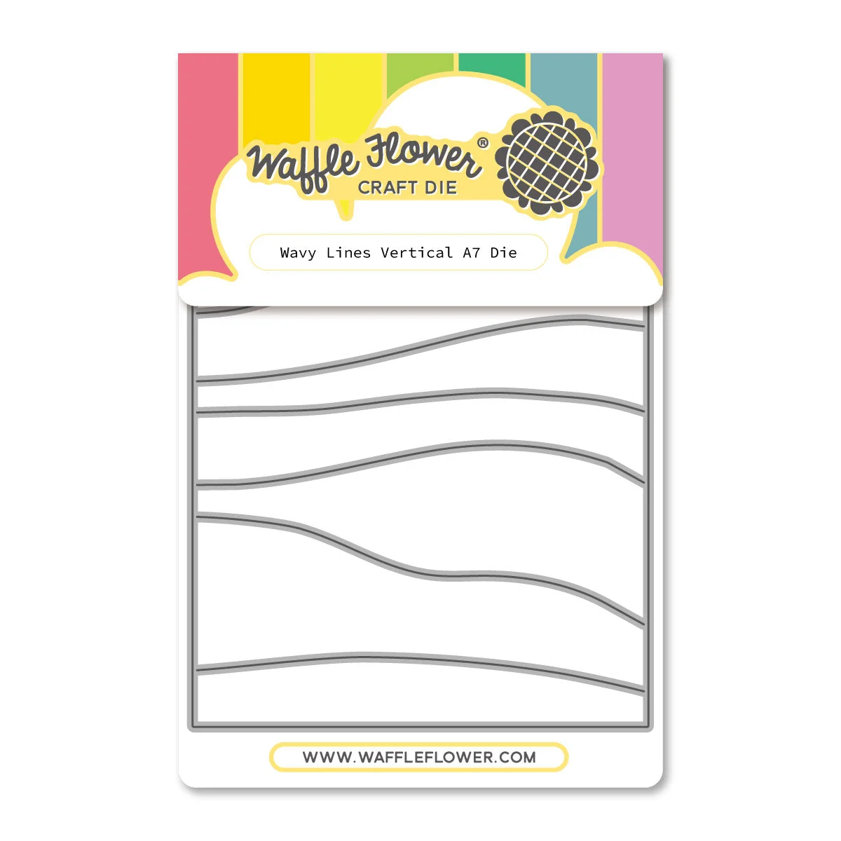 Wavy Lines Vertical A7 Dies 