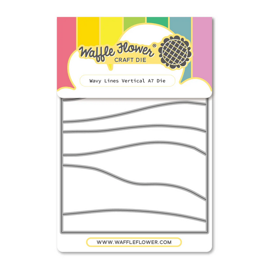 Wavy Lines Vertical A7 Dies 