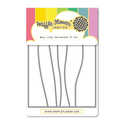 Wavy Lines Horizontal A7 Dies 