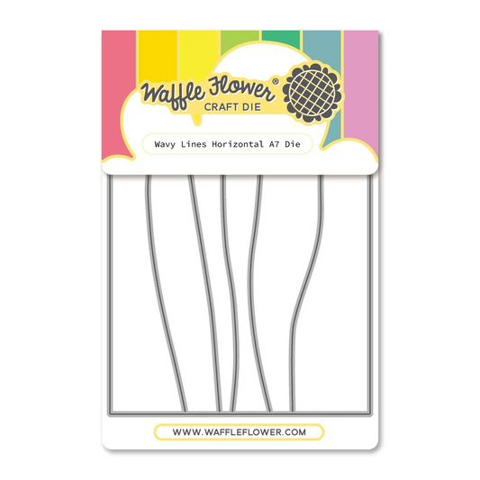 Wavy Lines Horizontal A7 Dies 