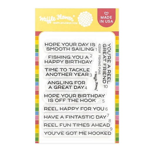Fishing Puns Stamp Set 