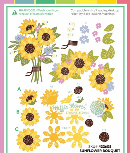 Sunflower Bouquet Dies 