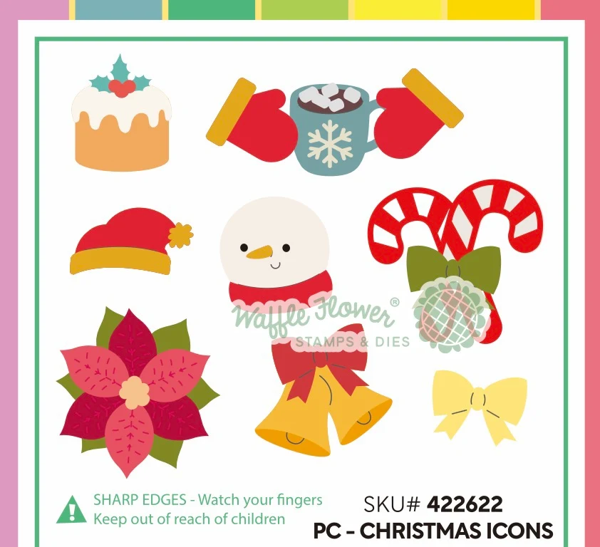 Postage Collage Christmas Icons Die 