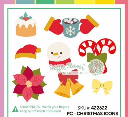 Postage Collage Christmas Icons Die 