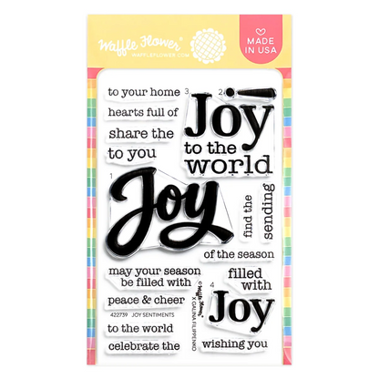 Joy Sentiments Stamp Set 