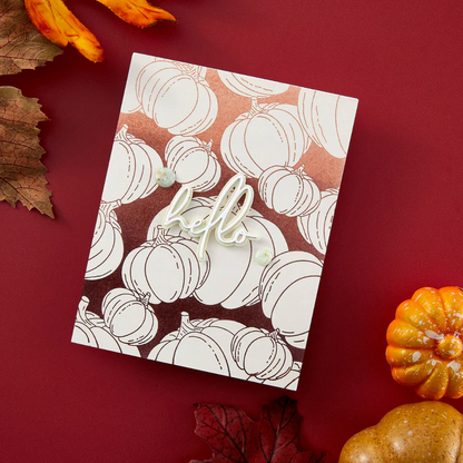 Raining Pumpkins Press Plate