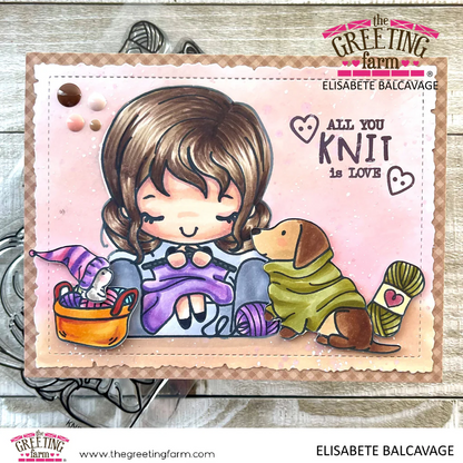 Knitting Anya Stamp Set