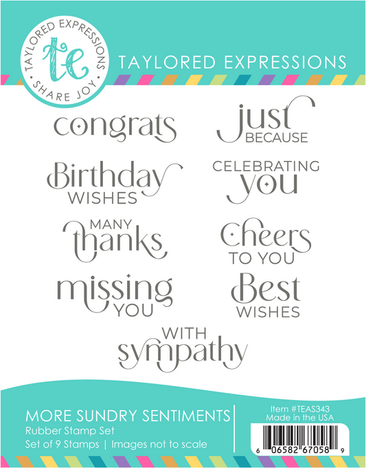 More Sundry Sentiments Stamp Set