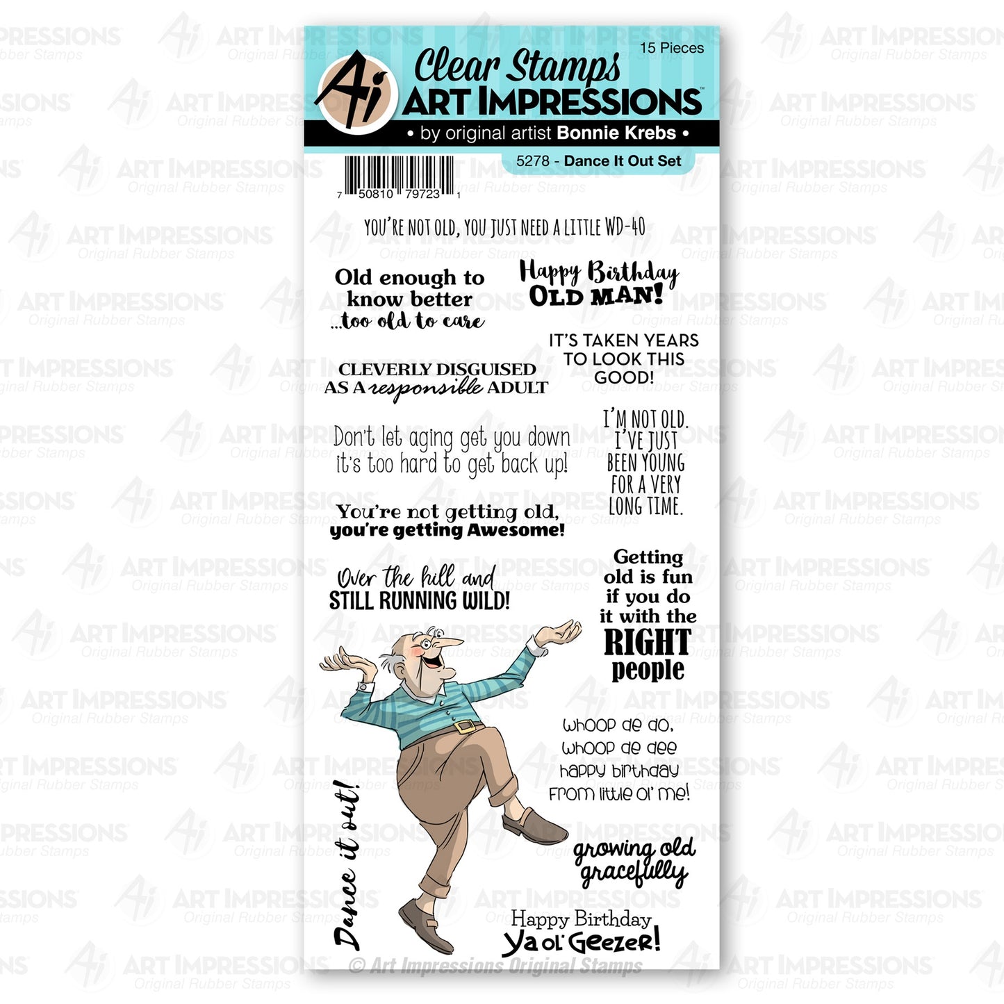 Laugh Lines Dance It Out Stamp set