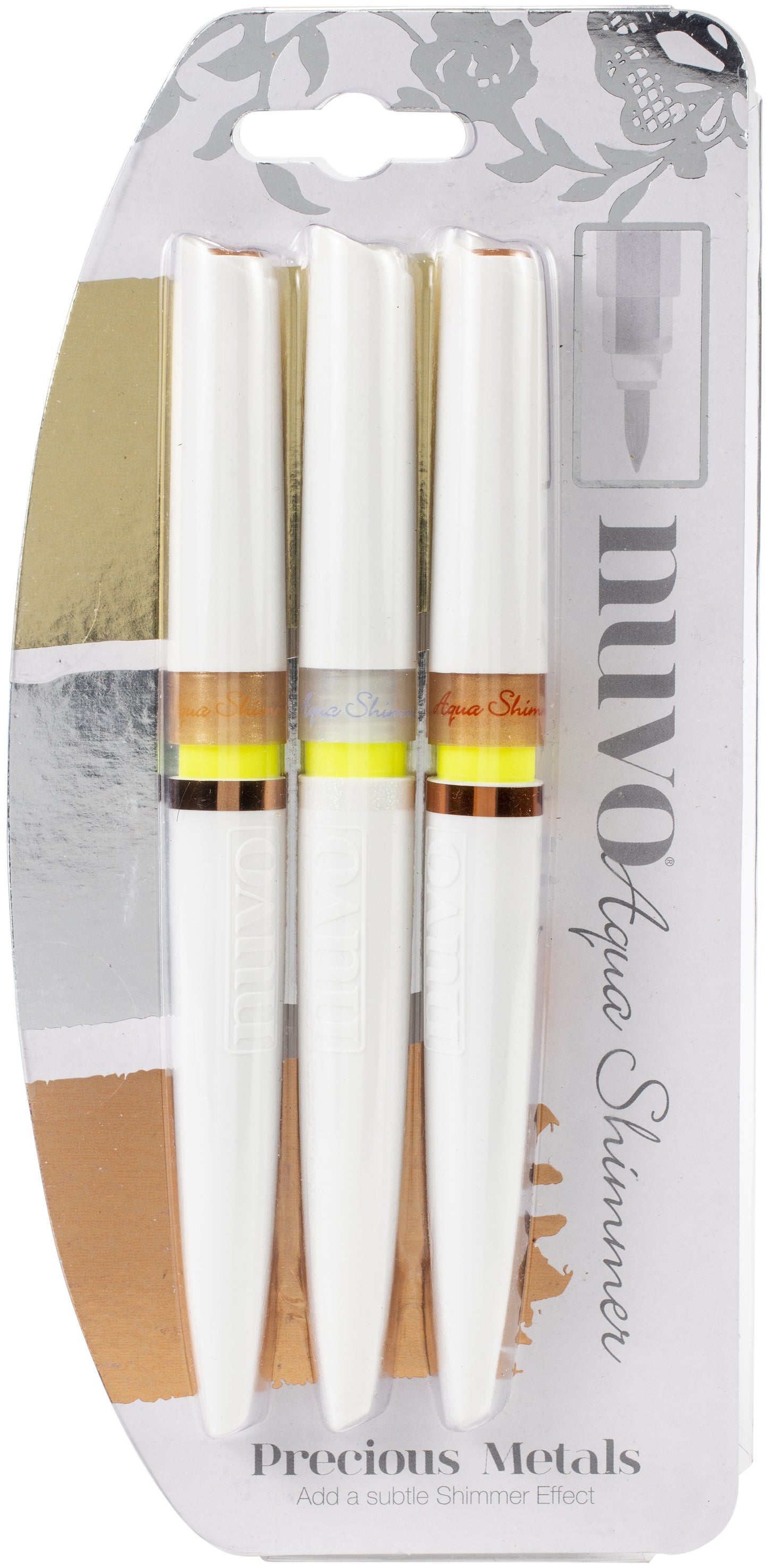 Nuvo Aqua Shimmer Pens Precious Metals