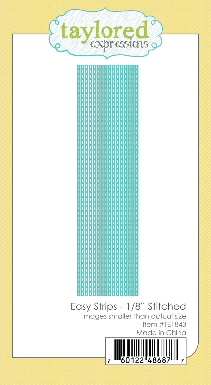 Easy Strips -  1/8" Stitched Dies