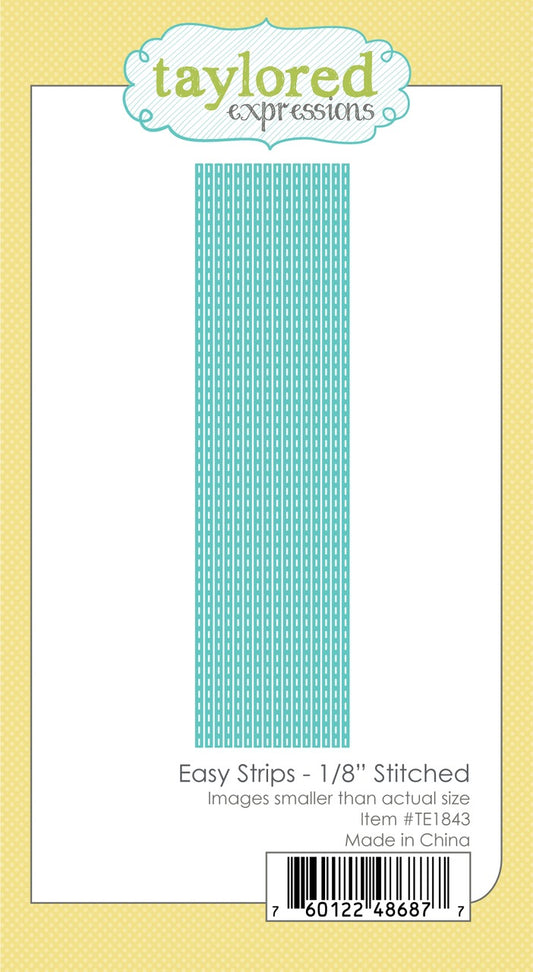 Easy Strips -  1/8" Stitched Dies
