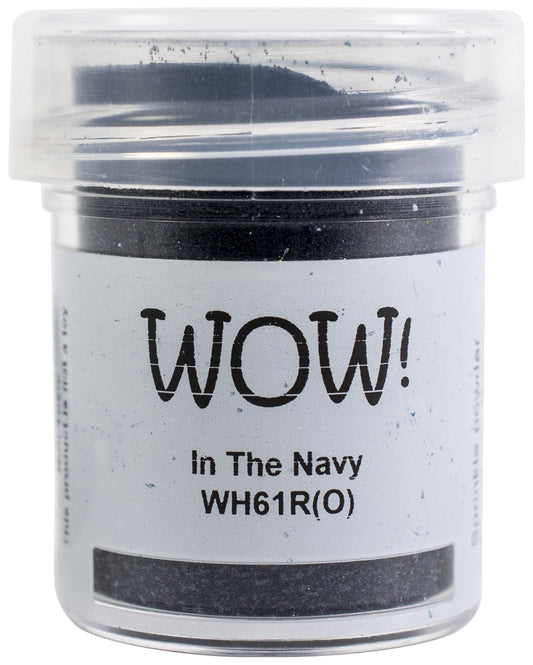Embossing Powder In The Navy