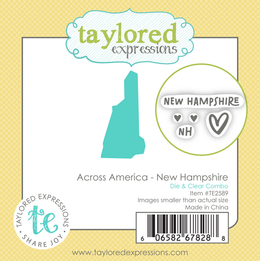 Across America - New Hampshire Die & Clear Stamp Combo