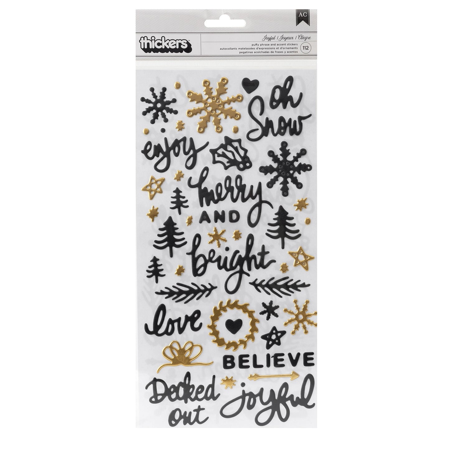 Evergreen & Holly Joyful Phrase Thickers