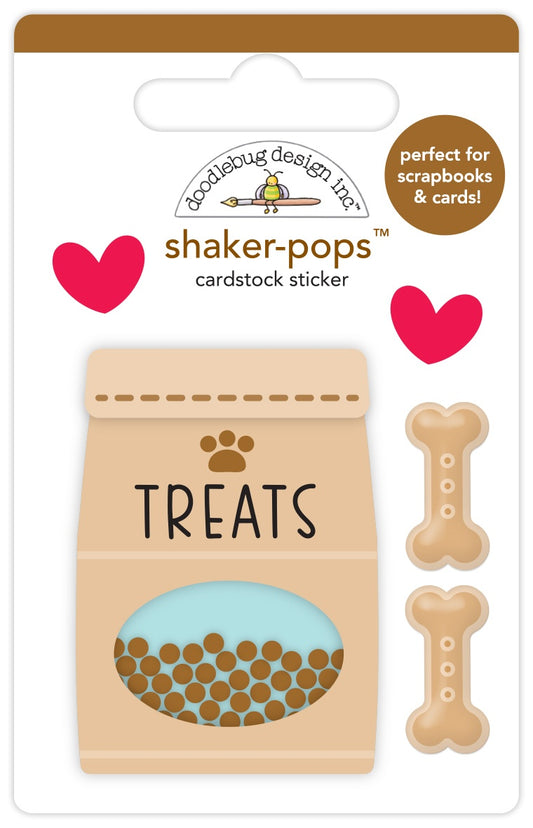 Doggone Cute Doggie Treats Shaker Pops