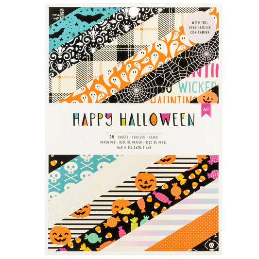 Happy Halloween Holographic Foil 6x8 Paper Pad