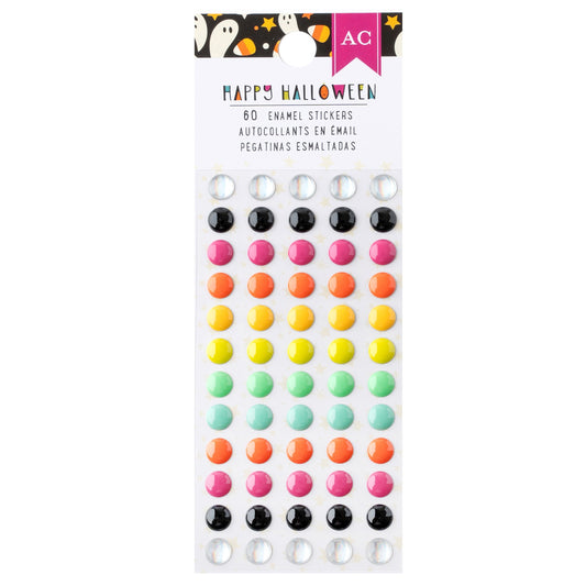 Happy Halloween Enamel Dots