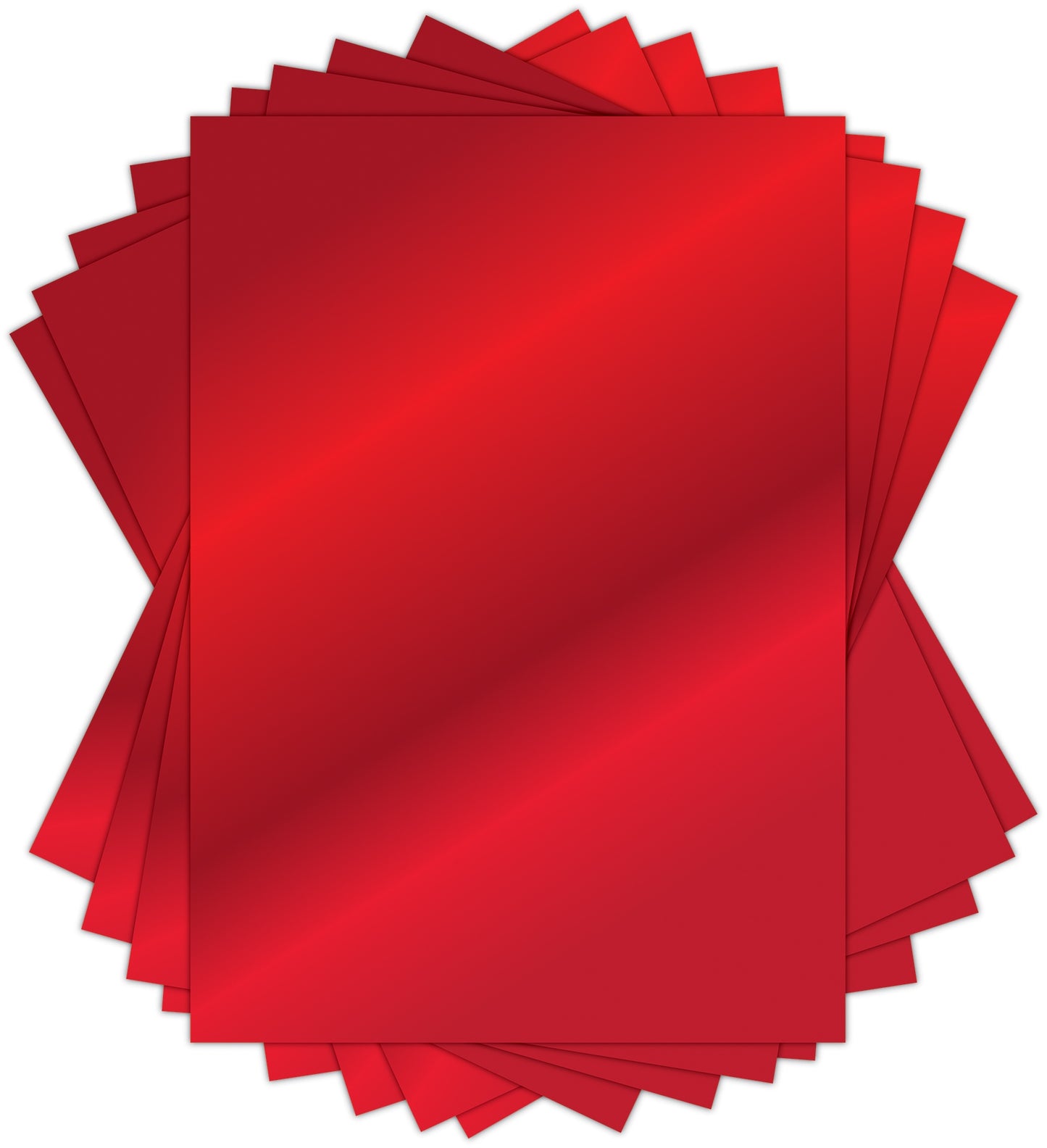 Red Mirror A4 Cardstock