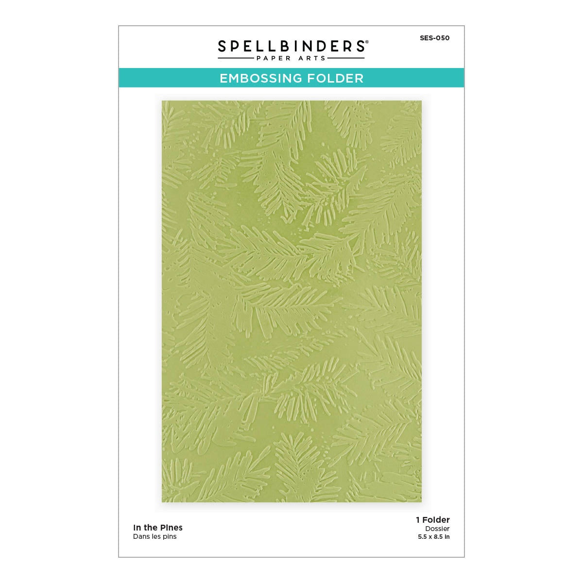 In The Pines Embossing Folder