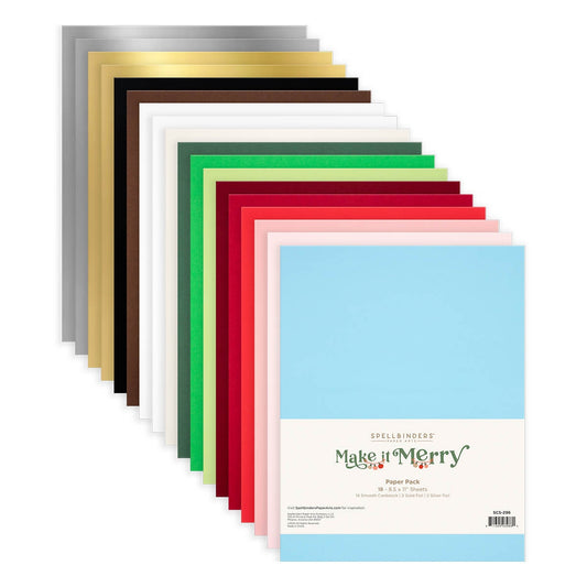 Make It Merry 8.5 x 11 Cardstock Pack
