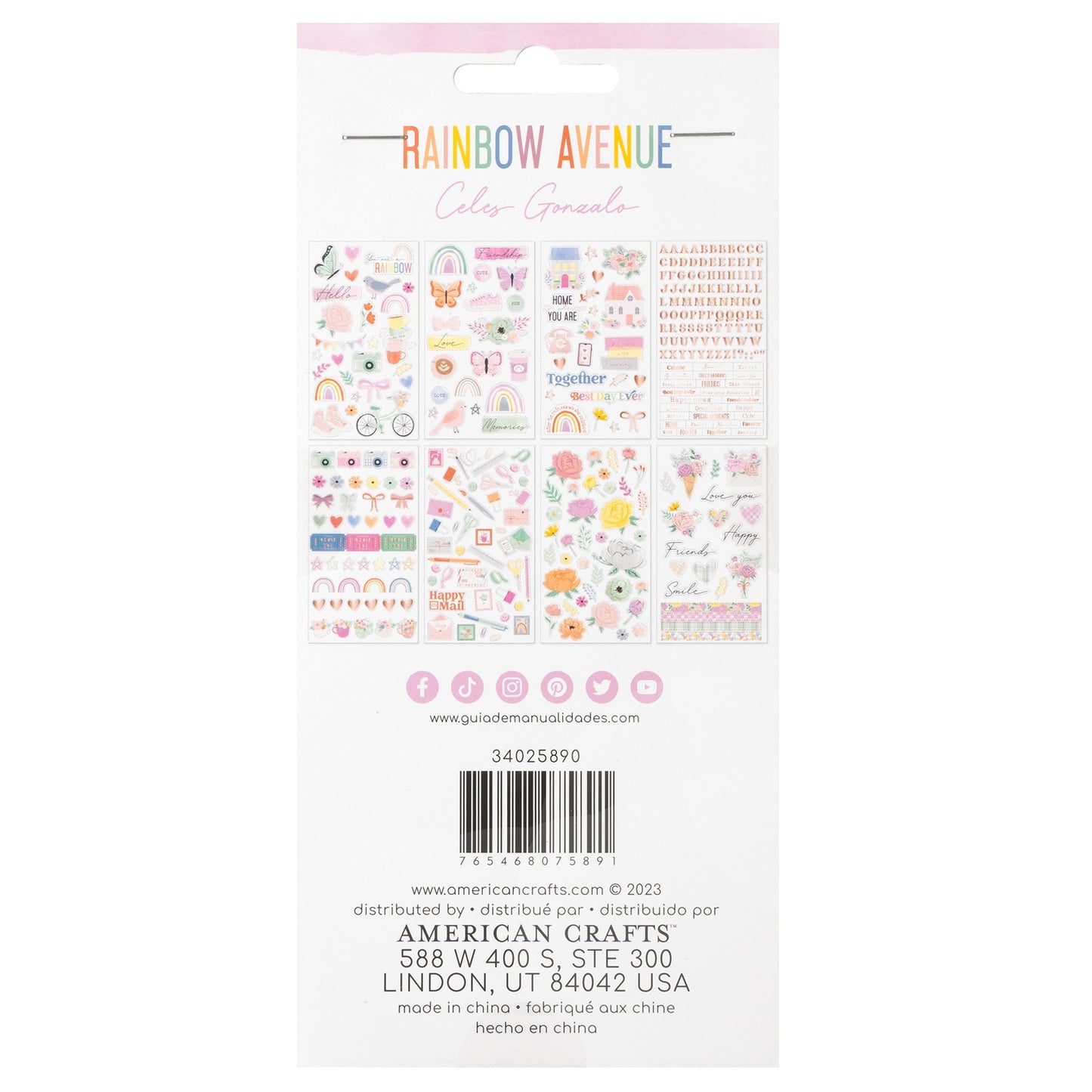 Rainbow Avenue Sticker Book