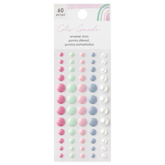Rainbow Avenue Enamel Dots
