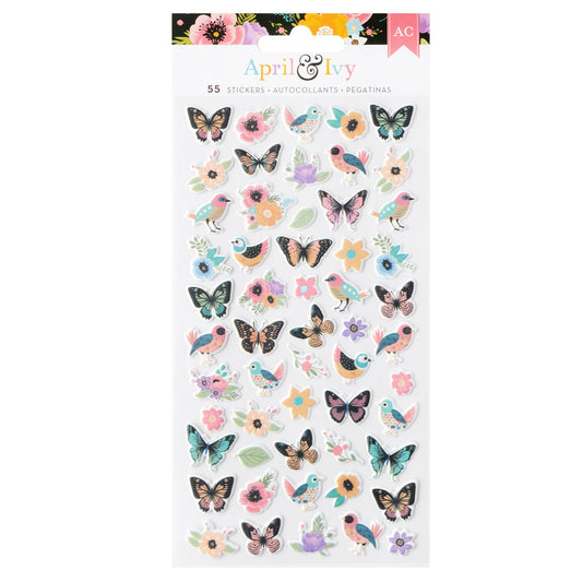 April & Ivy Puffy Stickers