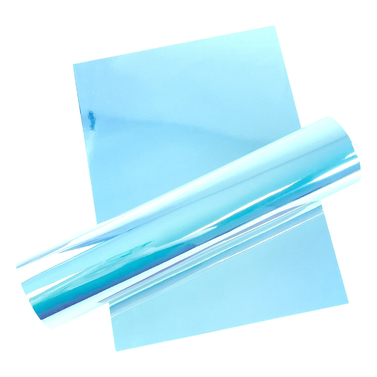 Gloss Iridescent Mirror Cardstock 8.5x11 Bejeweled Blue