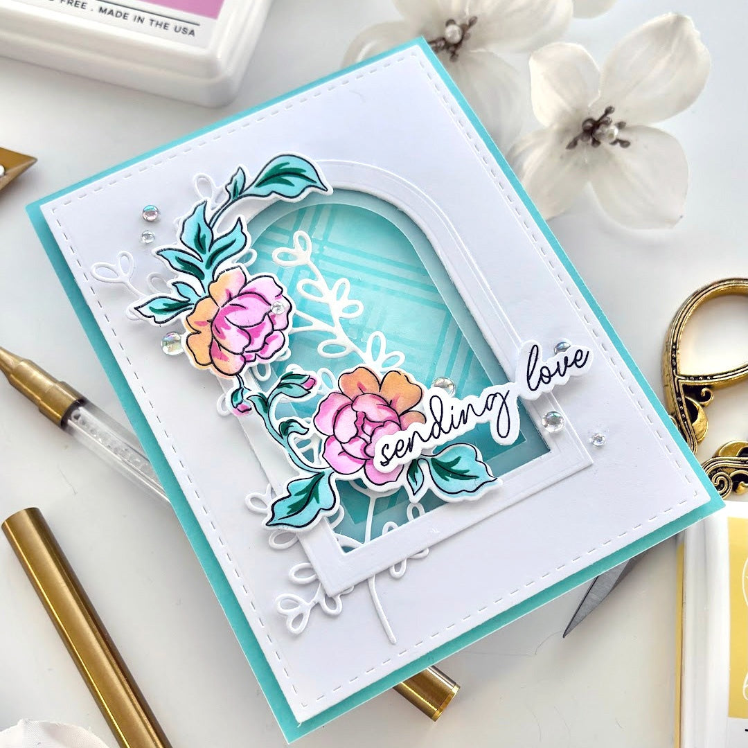 Best Wishes Stencils