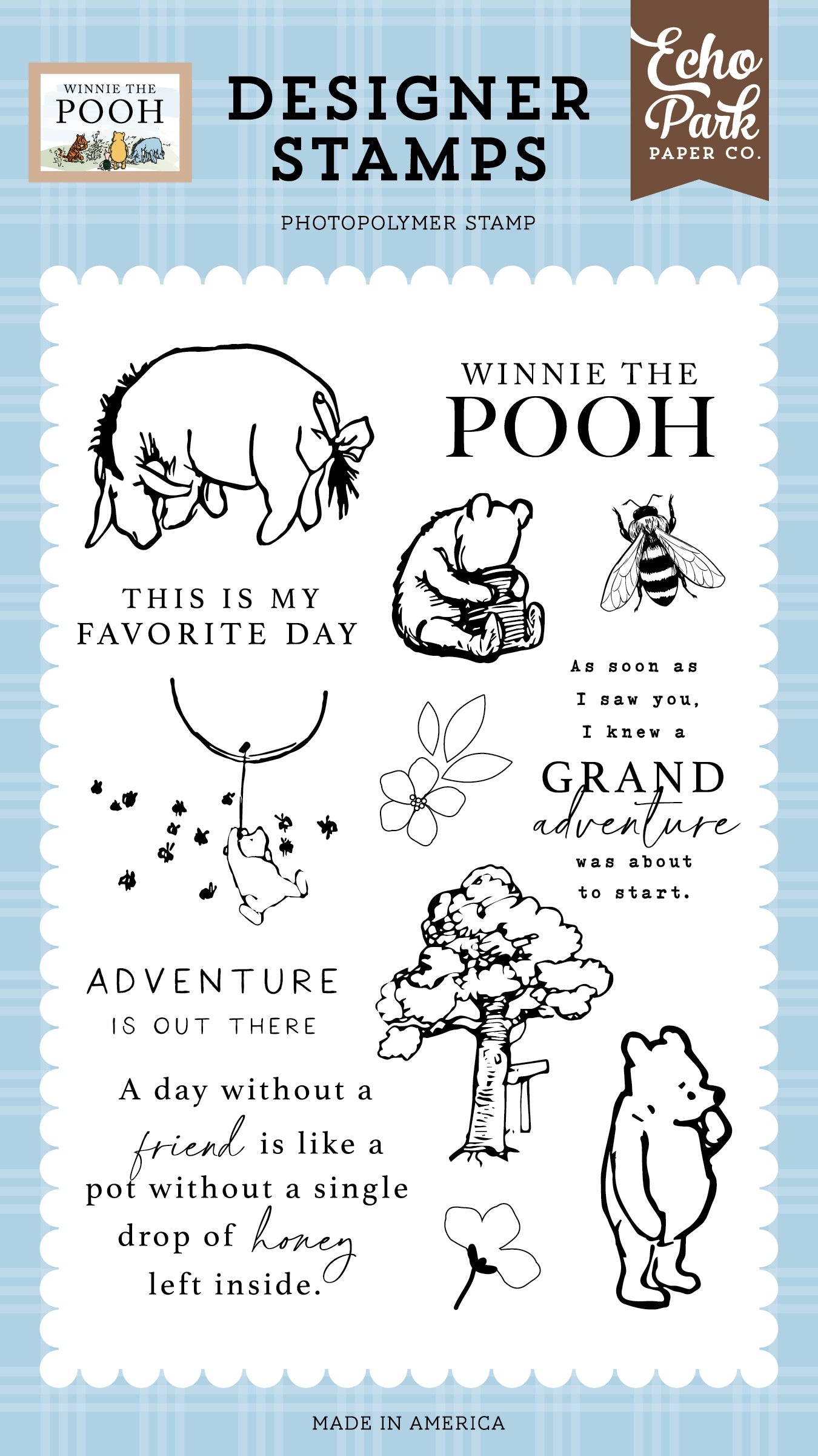 Winnie The Pooh Stamp Set