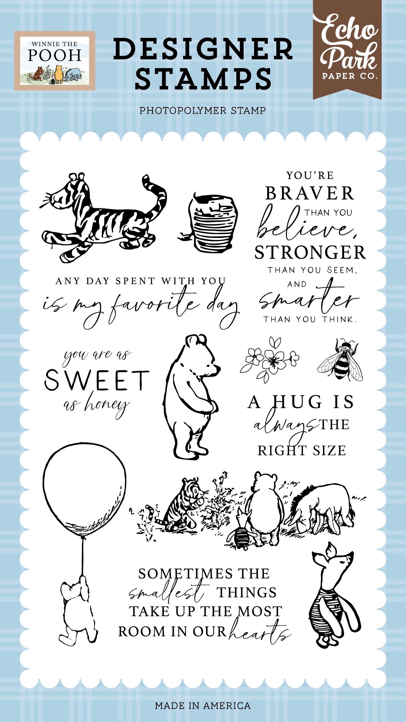 Winnie The Pooh Pooh and Friends Stamp Set