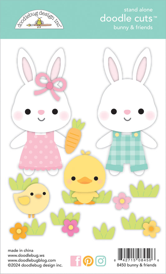 Bunny Hop Bunny & Friends Doodle Cuts