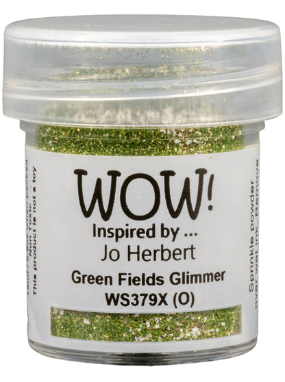 Embossing Powder Green Fields Glimmer