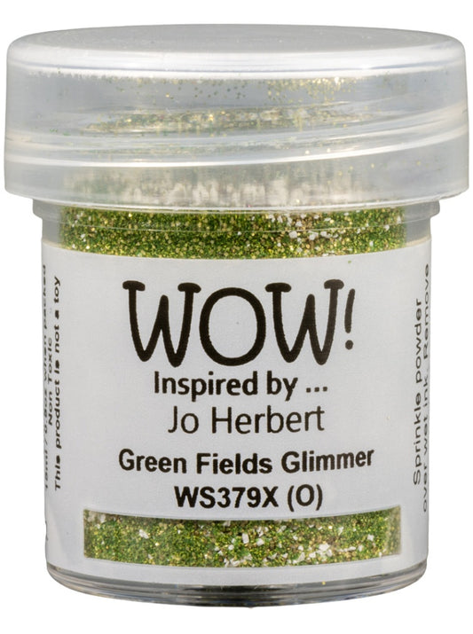 Embossing Powder Green Fields Glimmer