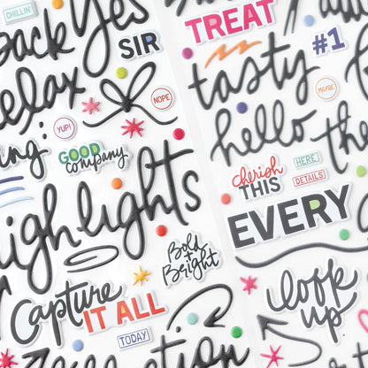 Bold & Bright Titles Thickers