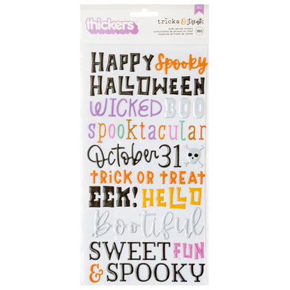 Tricks & Treats Phrases Thickers