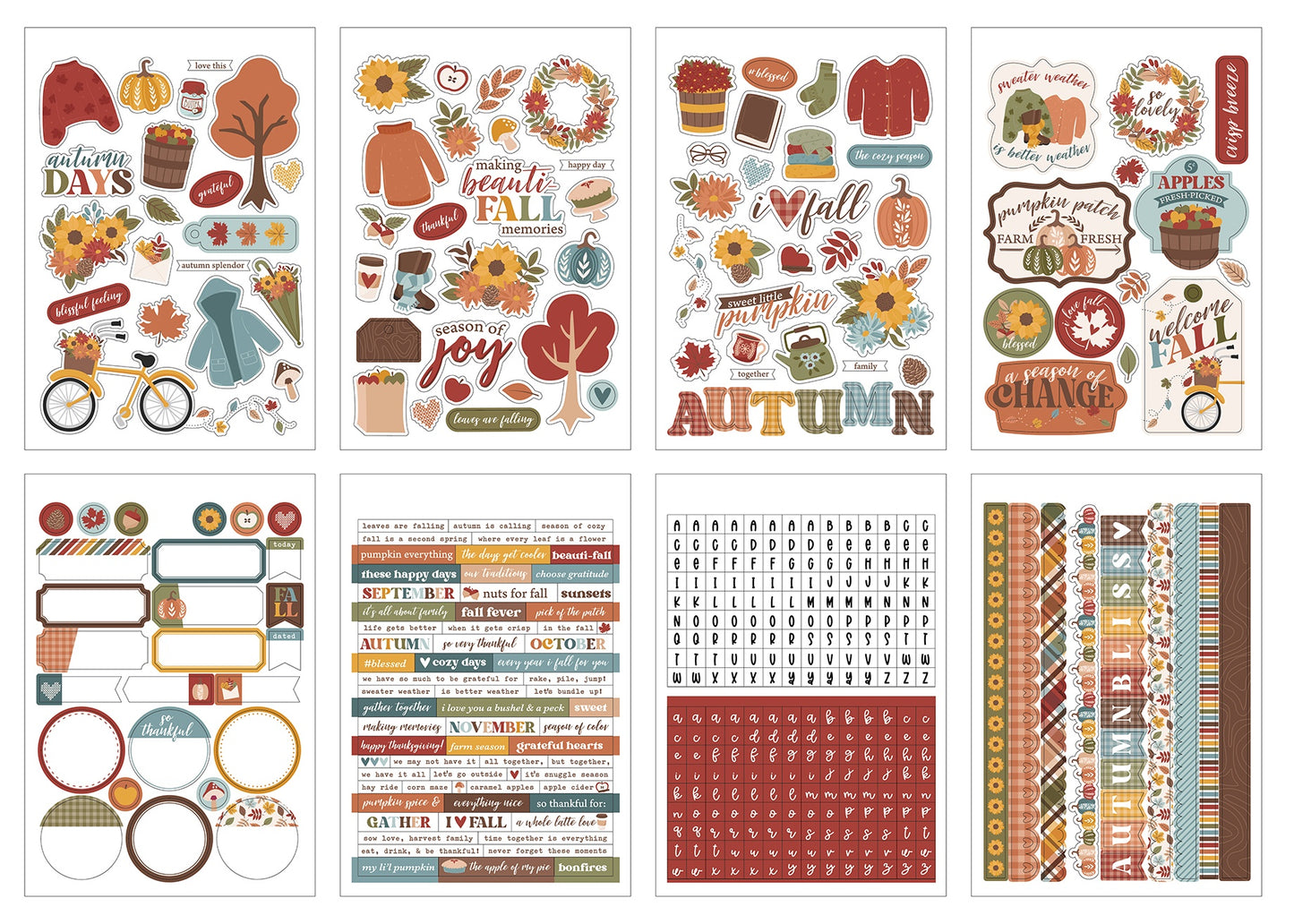 Sweater Weather Sticker Book