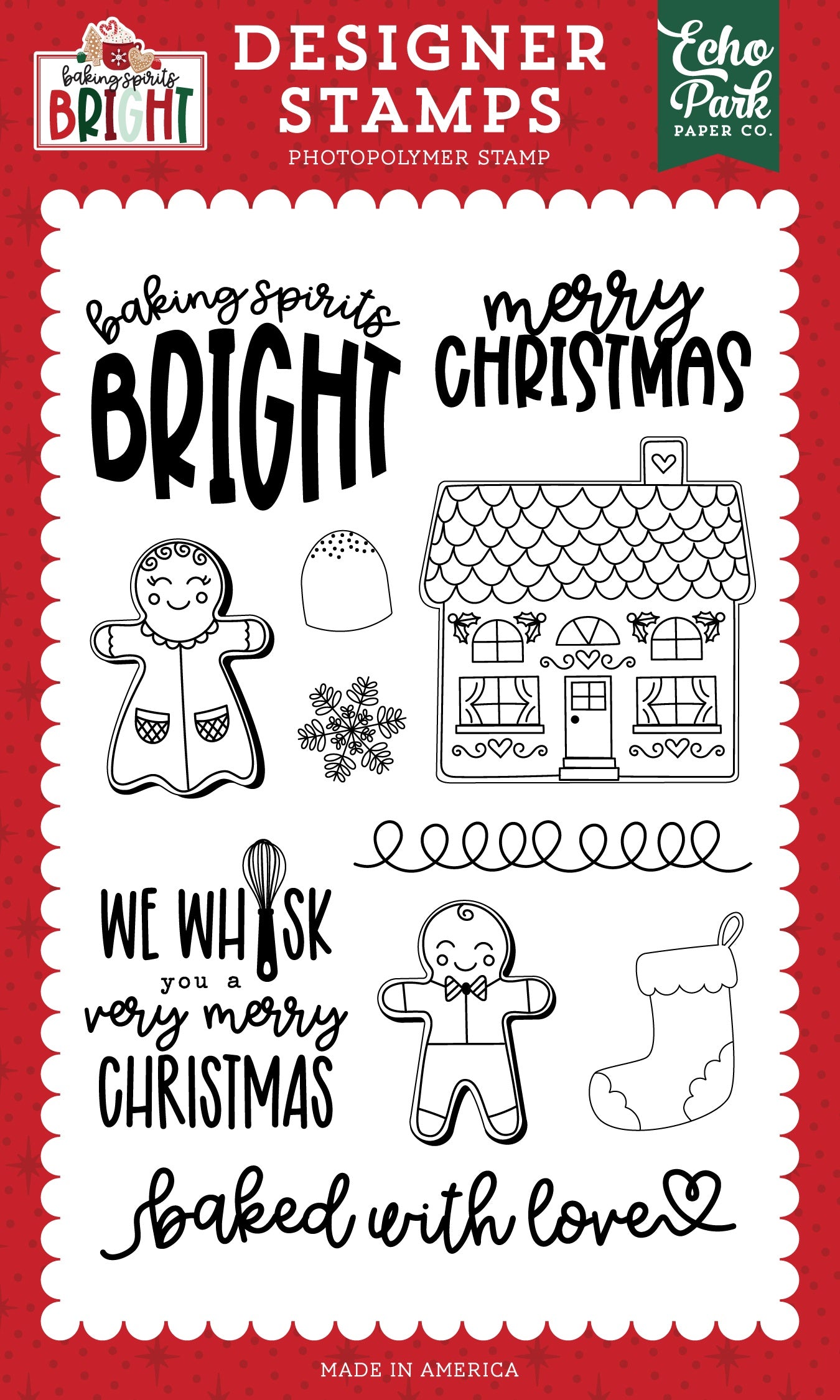 Baking Spirits Bright Gingerbread Stamp Set