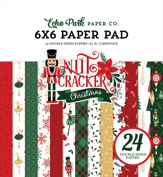 Nutcracker Christmas 6x6 Paper Pad