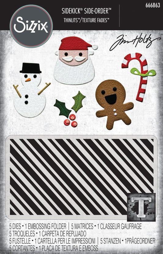 Christmas Texture Fades Embossing Folder