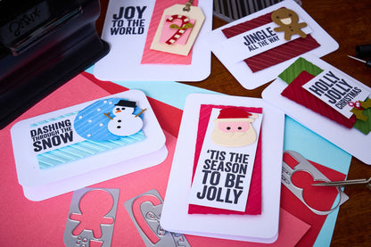 Christmas Texture Fades Embossing Folder