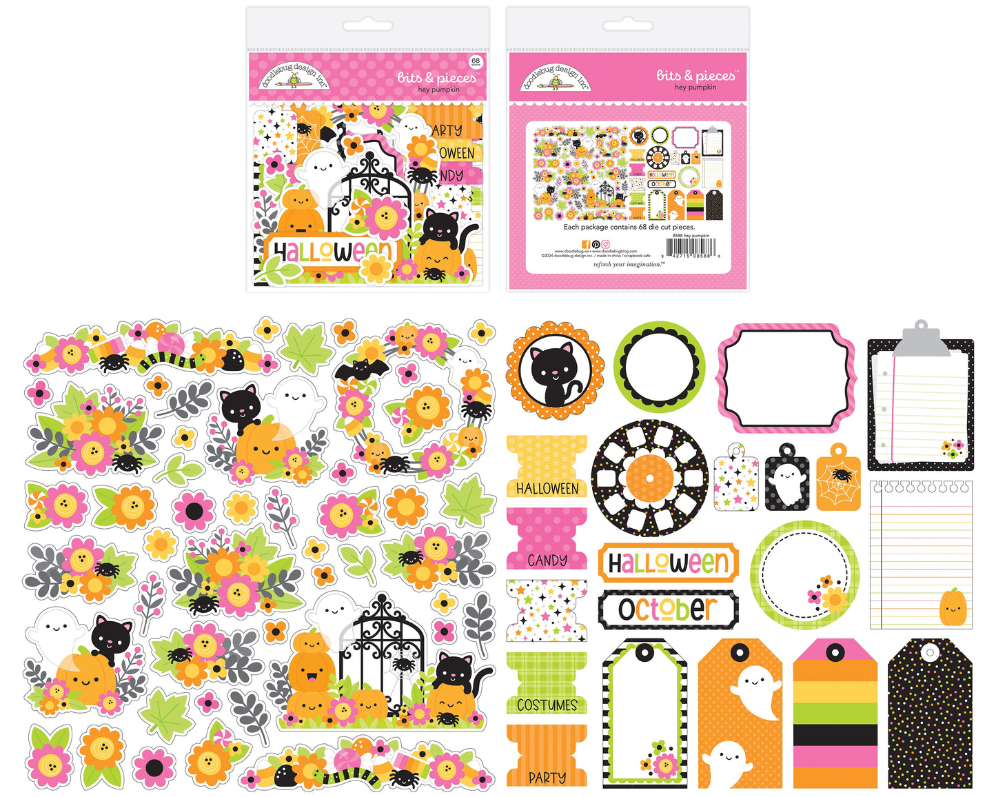 Hey Pumpkin Bits & Pieces Die Cuts