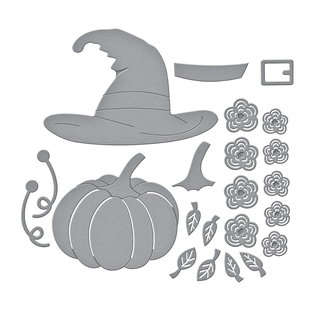 Faux Embroidered Pumpkin Etched Dies