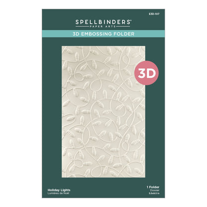 Holiday Lights Embossing Folder