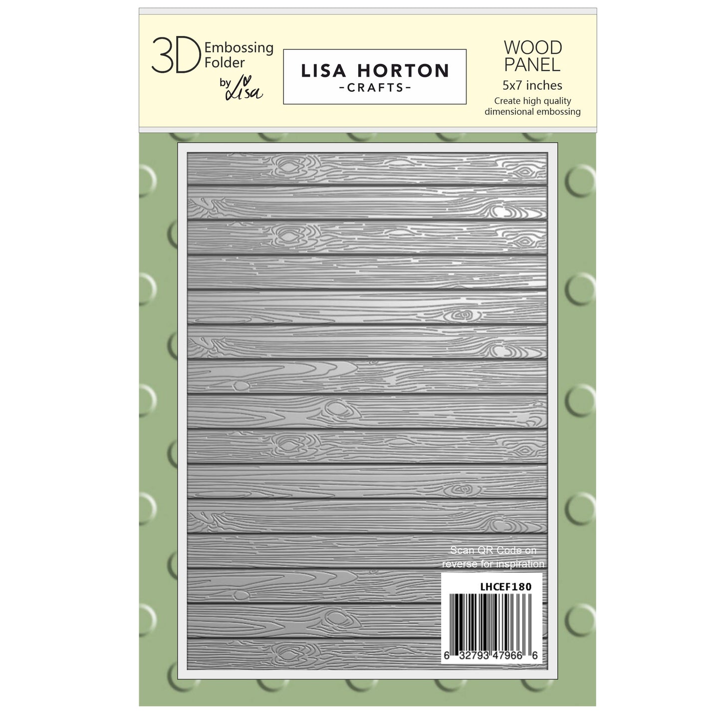 Wood Panel Embossing Folder