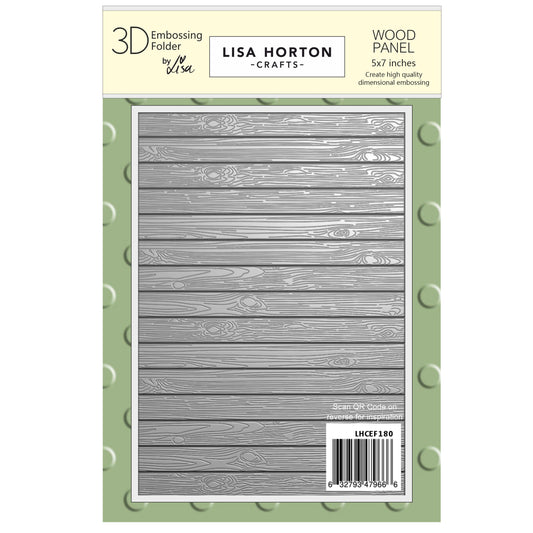 Wood Panel Embossing Folder