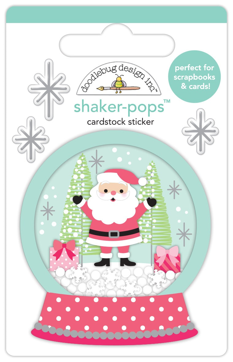 Tinsel Time Merry Little Christmas Shaker Pops