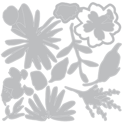 Side Order Floristry Embossing Folder & Dies